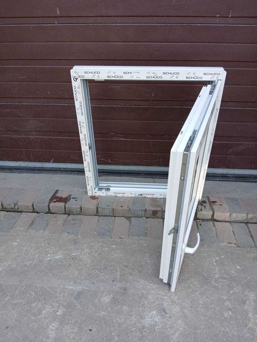 Nowe Okno jednoskrzydłowe trzyszybowe 78x85 małe pcv DOWÓZ CAŁY KRAJ