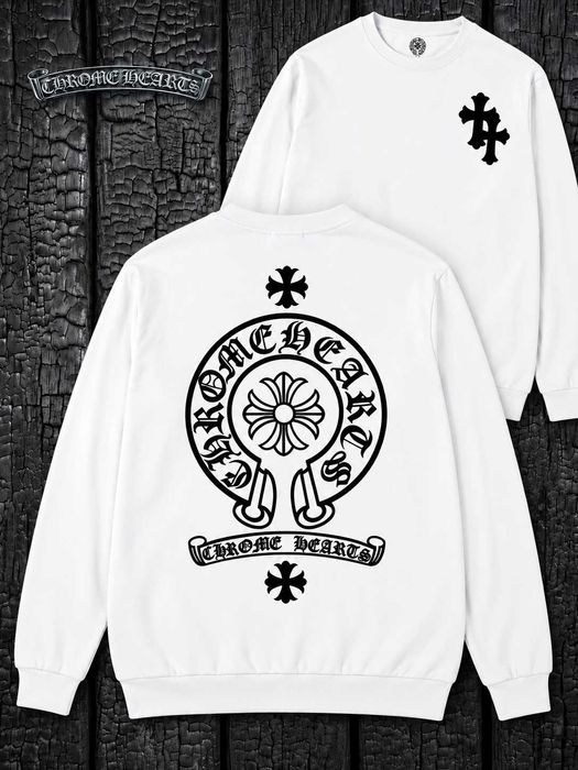 ‼️SALE‼️ Світшот Chrome Hearts, лонг хром/ кофта хром