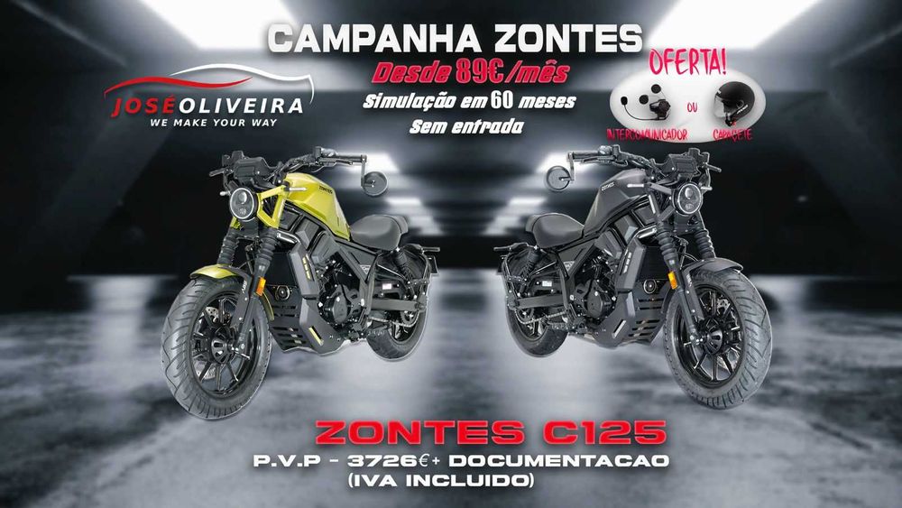 Zontes 125 C - Campanha 89€