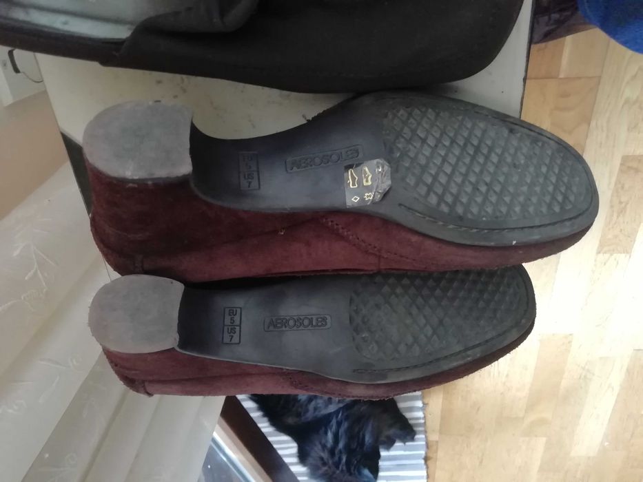 sapatos senhora nº37 castanhos marca aerosoles