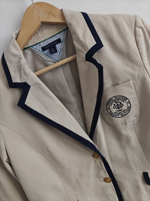 Tommy Hilfiger marynarka elegancka damska logowana L