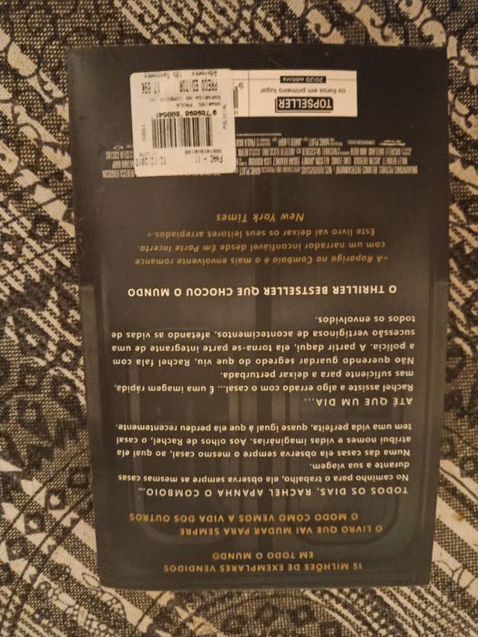 Livro A Rapariga no Comboio