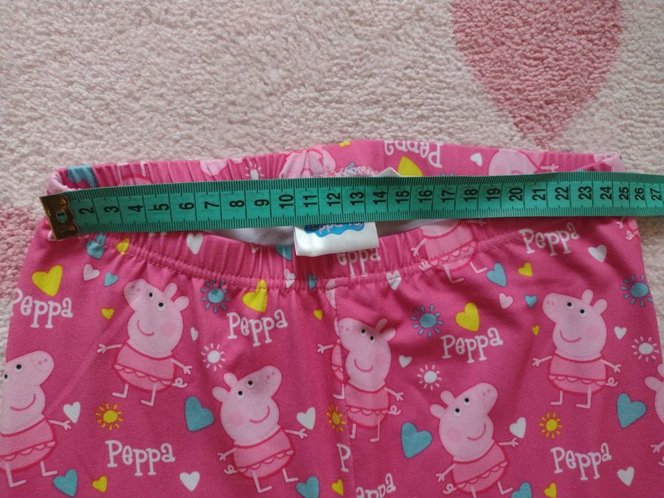 Legginsy ze świnką Peppą rozmiar 122 nowe