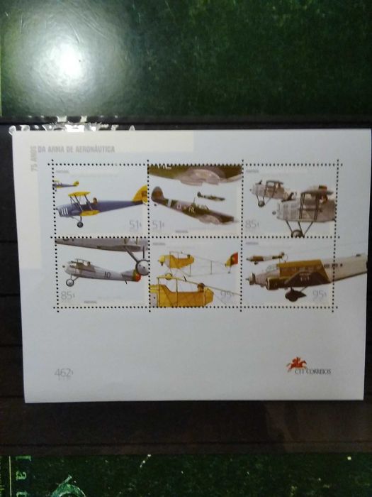 1999 Bloco 75 Anos Da Arma Aeronautica MNH **