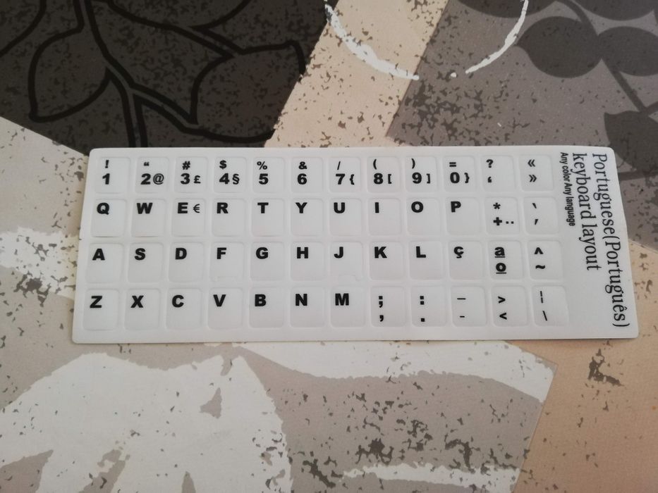 Autocolantes para teclado PT