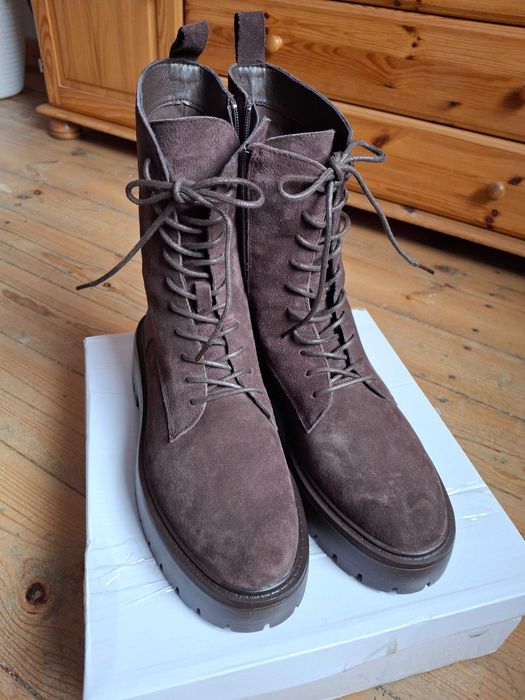 Nowe skórzane botki Mohito