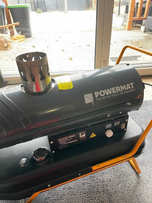 Nagrzewnica z Kominem Spalinowa Dmuchawa Olejowa 30 kW + dodatki