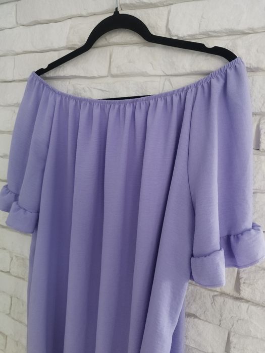 Włoska bluzka hiszpanka plus size xxxl 46 48 50