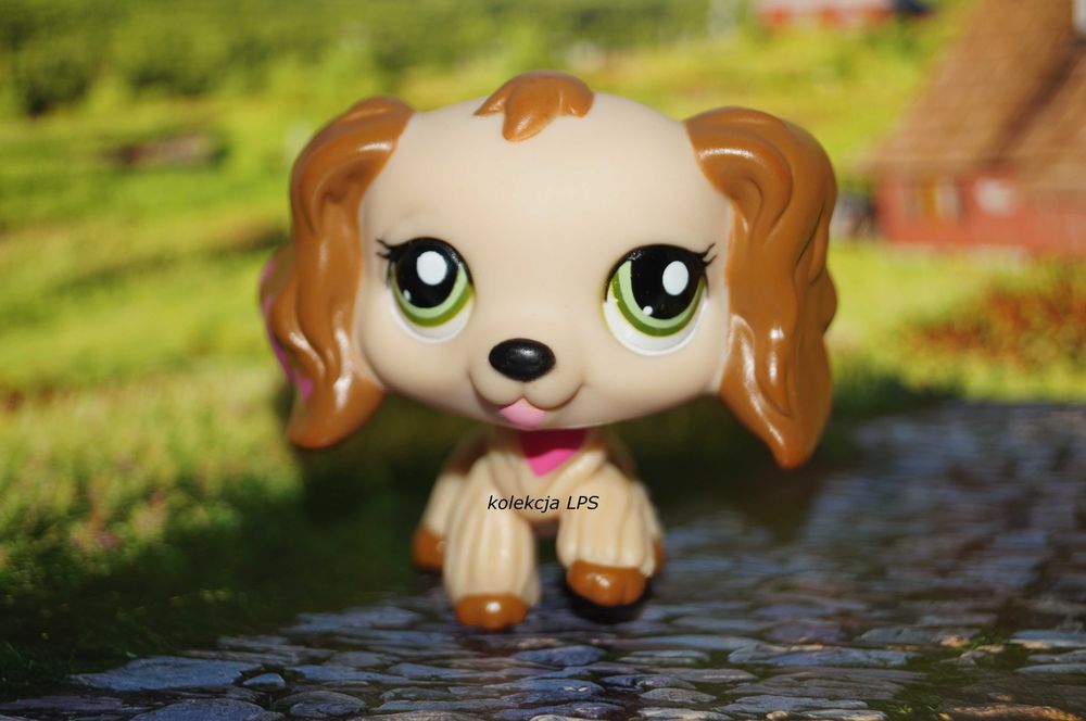 LPS Littlest Pet Shop spaniel #1963 oryginalny pop oryginał Nintendo