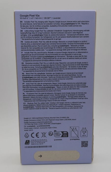 Google Pixel 10a 8/128 Lavender Purple