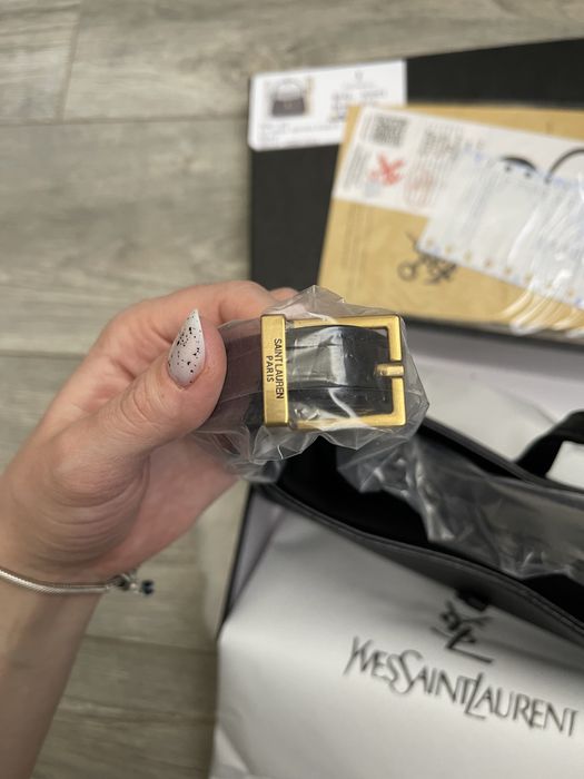 Сумка відомого бренду YSL , повністю укомплектована, чорного кольору.