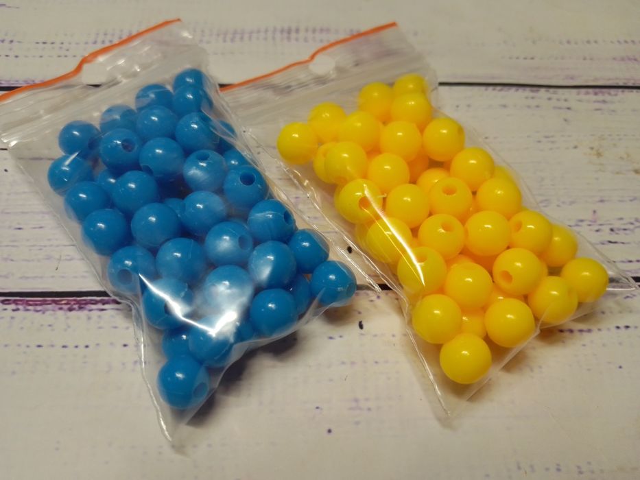 Фигурные бусины. Круглые и др