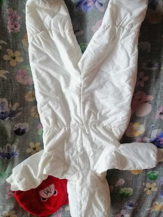 Kombinezon niemowlęcy biały