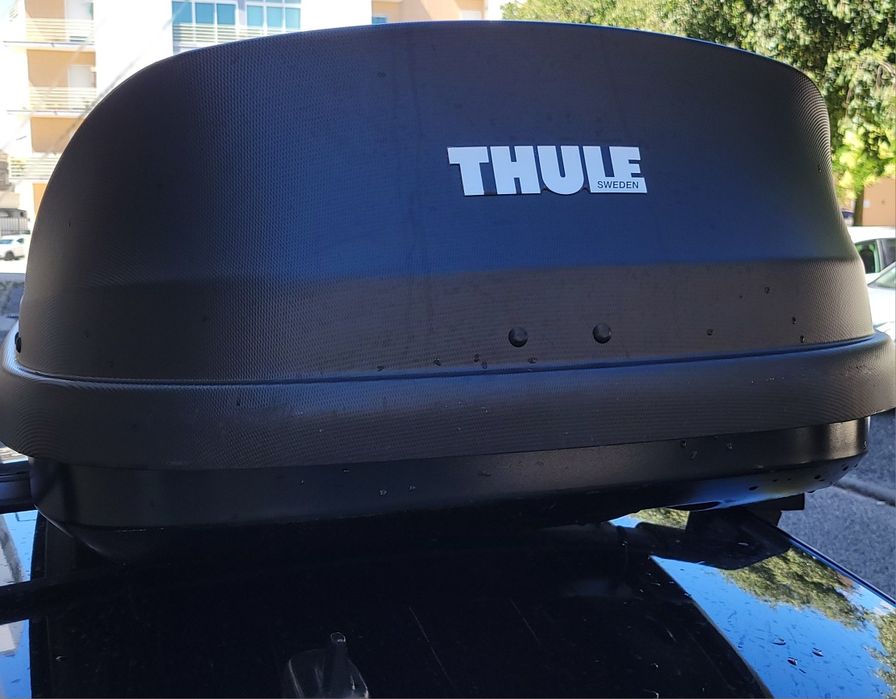 Mala tejadilho Thule pacific 780 tam xl. Usada 1 vez.

Medidas 196cm x 78cm
Abertura bi-lateral

Entrega em mão em Vila Franca de Xira