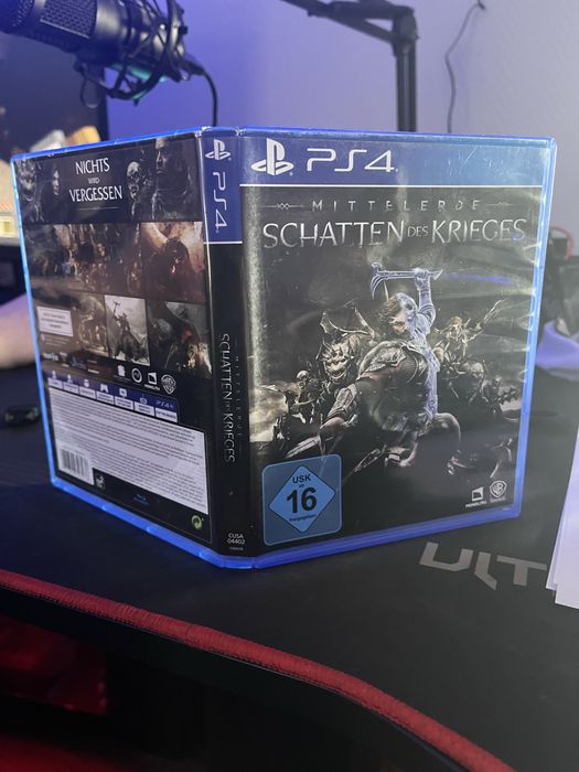 Śródziemie Cień Wojny Playstation4