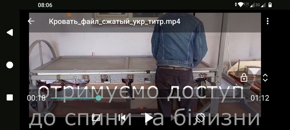 Уникальная Кровать медицинская функциональная противопролежневая