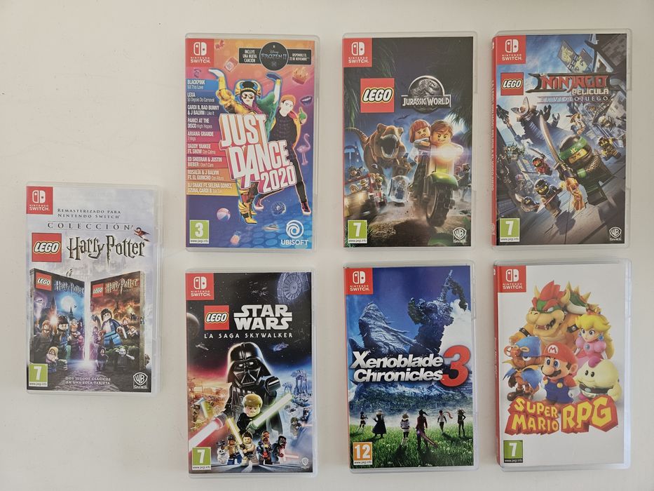 Nintendo Switch Jogos: Zelda Tears of the Kingdom, Super Mario RPG, Xenoblade 3