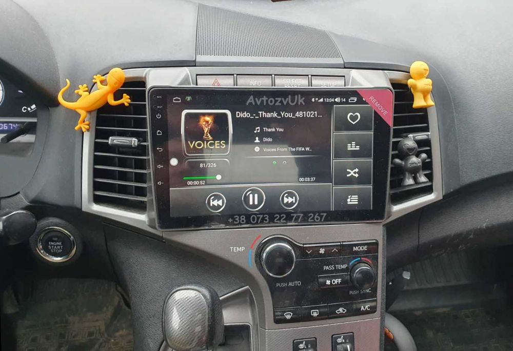Магнітола VENZA Toyota MATRIX Pontiac VIBE Венза GPS CarPlay Андроїд 16