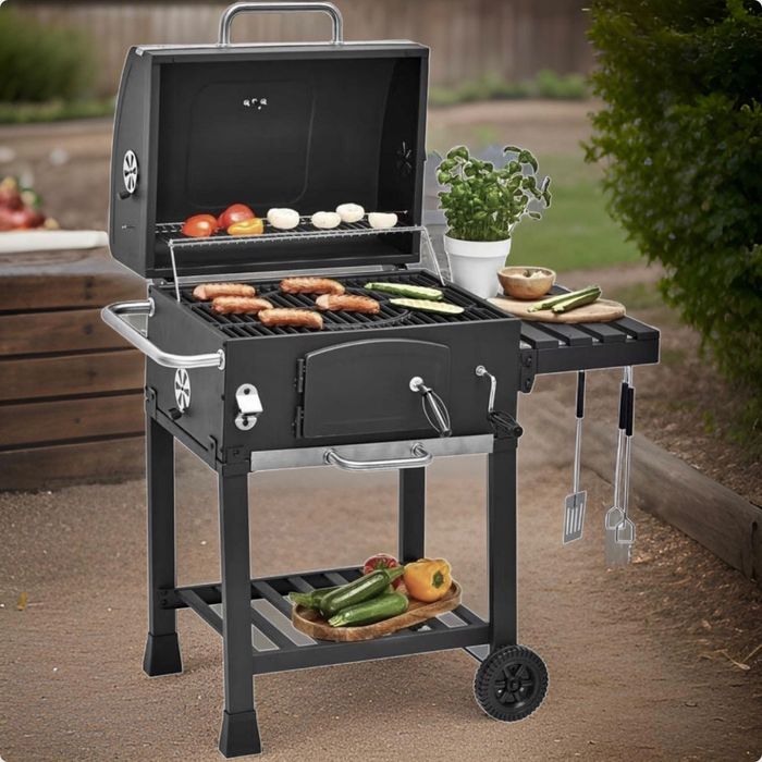 Grill Gril żeliwny węglowy Activa duży regulowany 42 x 57,5 cm