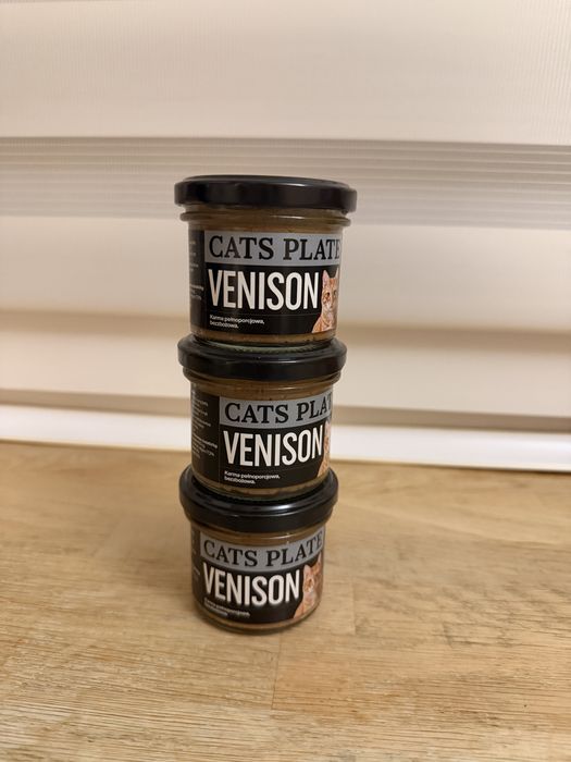 Cats Plate Venison 100g 3x