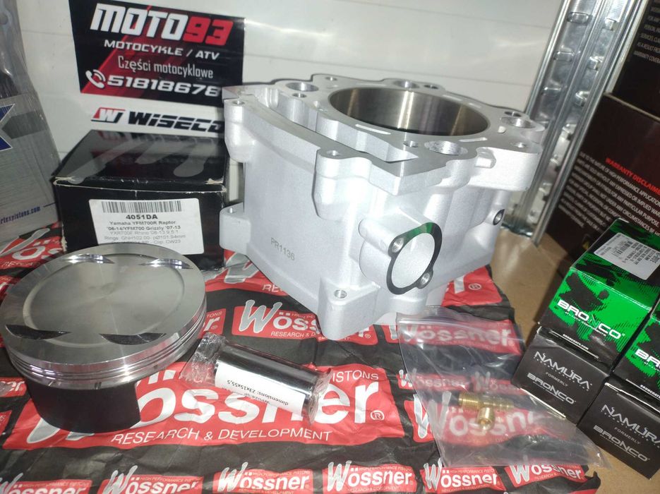 Yamaha yfm grizzly 700 rok 07-15 cylinder tłok uszczelki