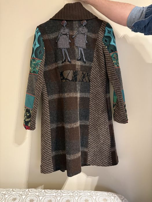 Casaco Desigual Original - Estilo Patchwork Artístico