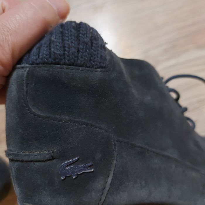 Buty damskie Lacoste rozmiar 38 na koturnie botki wiązane