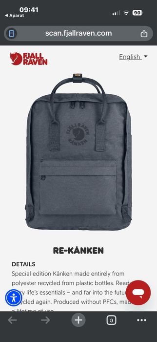 Plecak Re Kanken-dodatkowe szelki i pokrowiec