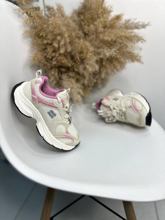 Кросівки для дівчинки кроссовки для девочки белые с розовым