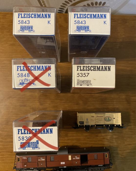 Carruagens comboio Fleischmann HO