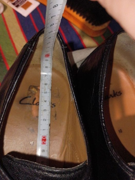 Clarks Кларкс туфлі чоловічі шкіра  секонд Англія,