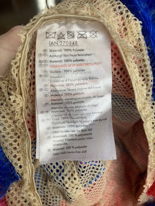 Peruka damska długie włosy rozowe fioletowe