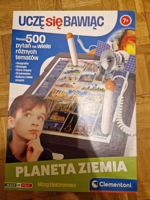 Gra elektroniczna Clementoni, Uczę się bawiąc, Planeta Ziemia