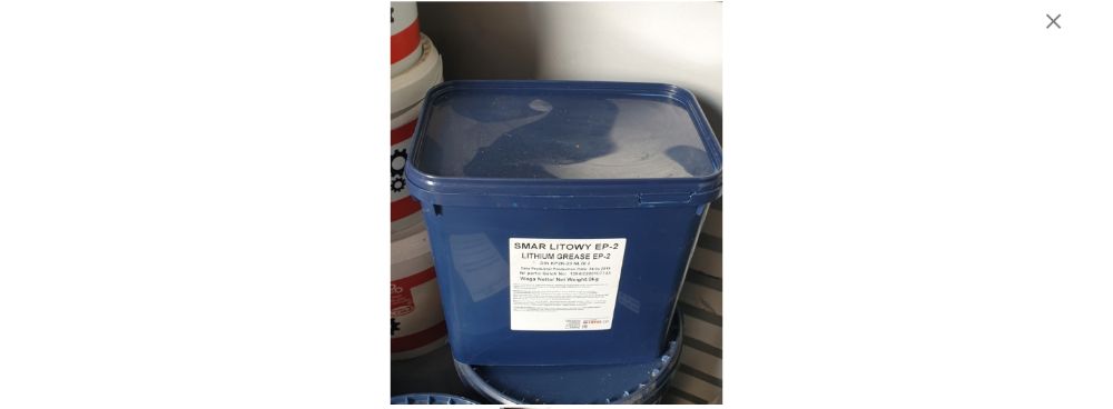 Smar Wiadro 9KG EPX Litowy JCB, CAT, CASE