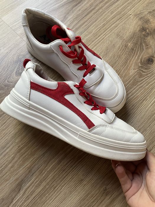 Trampki damsie biale