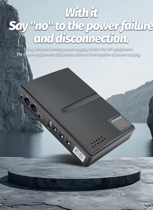 Повербанк для роутера, модема, DC1018L ДБЖ UPS, АКБ 12000mAh