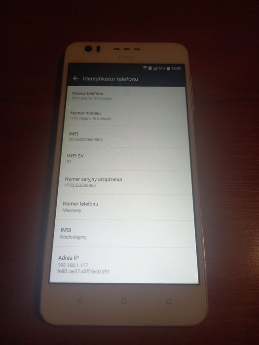 HTC Desire 10 lifestyle stan dobry w pełni sprawny polecam