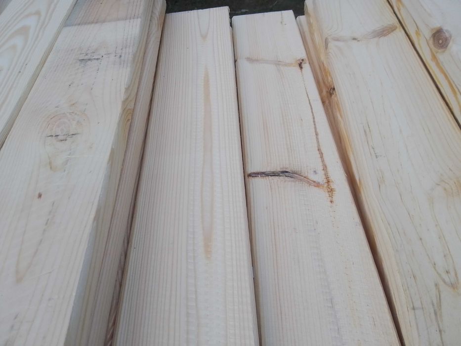 Deska świerkowa - gruba  60 cm x 10,5 cm x 2,7 cm - heblowane