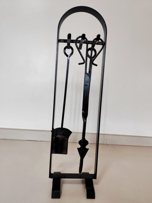 Conjunto de Utensílios Metalicos para Lareira