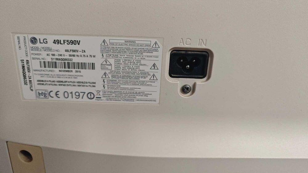 Telewizor LG 49LF590V