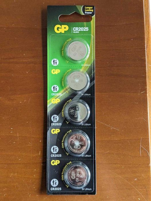 Pilhas  CR2025 - SELADAS