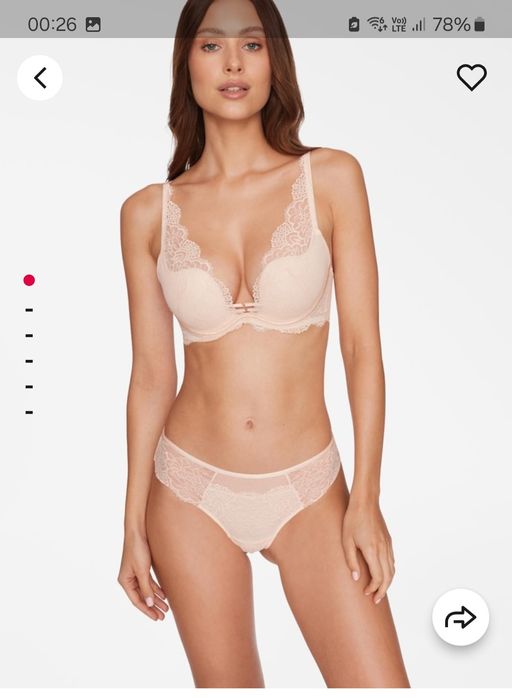 Komplet bielizny Esotiq 75E + 2x stringi