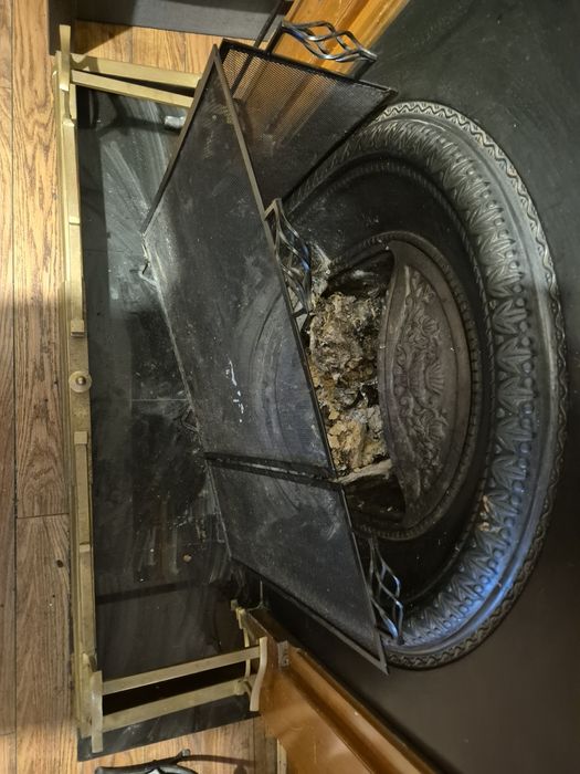 Латунная раздвижная каминная решетка подкаминник