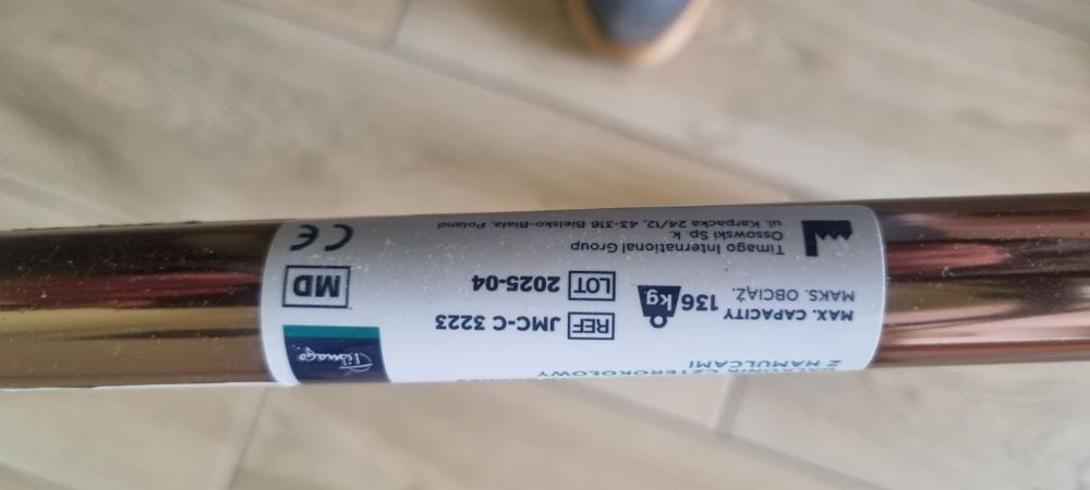 Balkonik, chodzik czterokołowy z hamulcami. TIMAGO JMC-C-3223