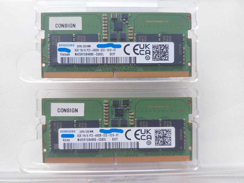 SoDIMM DDR5 16GB (8GBх2) 4800 MHz Samsung (M425R1GB4BB0-CQKOL)