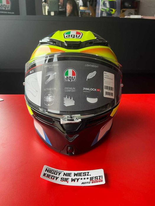 Kask AGV K6 S JOAN Black/Blue/Yellow !Rozmiar 'S!