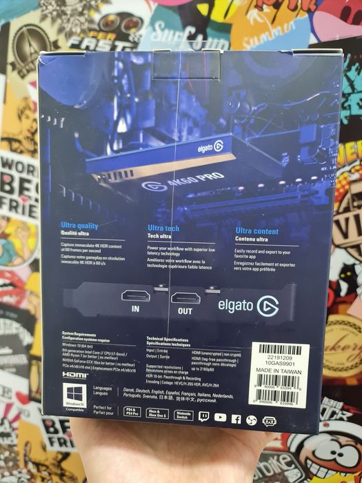 Пристрій відеозахоплення Elgato Game Capture 4K60 Pro Black