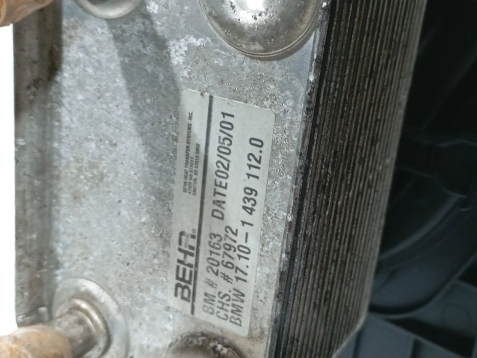 Radiador de água BMW X5 (E53)