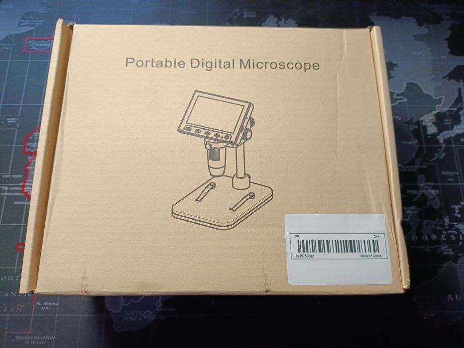 Электронный микроскоп на аккумуляторе