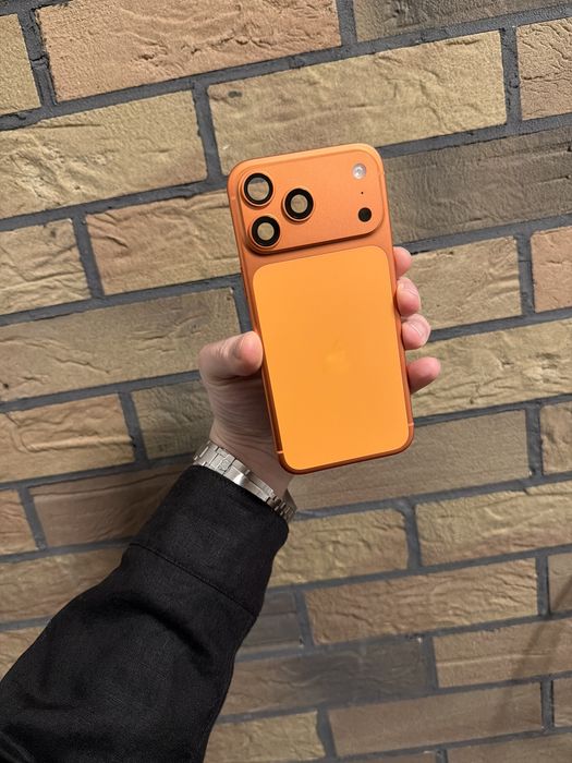 Оригінальний корпус для iPhone 17 Pro Max (Cosmic Orange), (e-Sim)